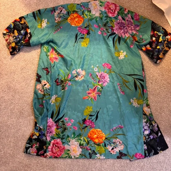 Johnny Was Silk Reversible Kimono - Picture 4 of 9